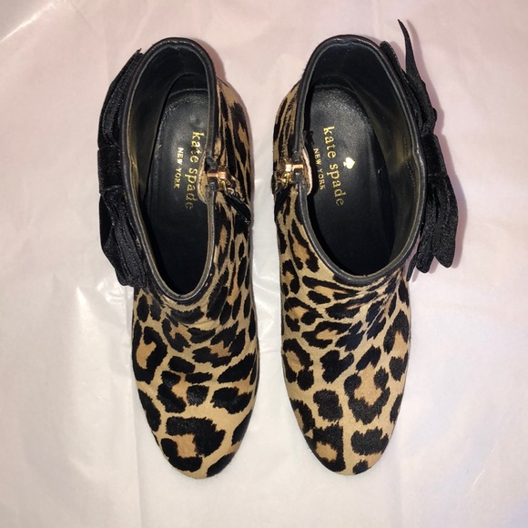 Kate Spade “Holly” Genuine Calf Hair Block Heel Booties, Size 6. Retail $358. - Picture 8 of 16